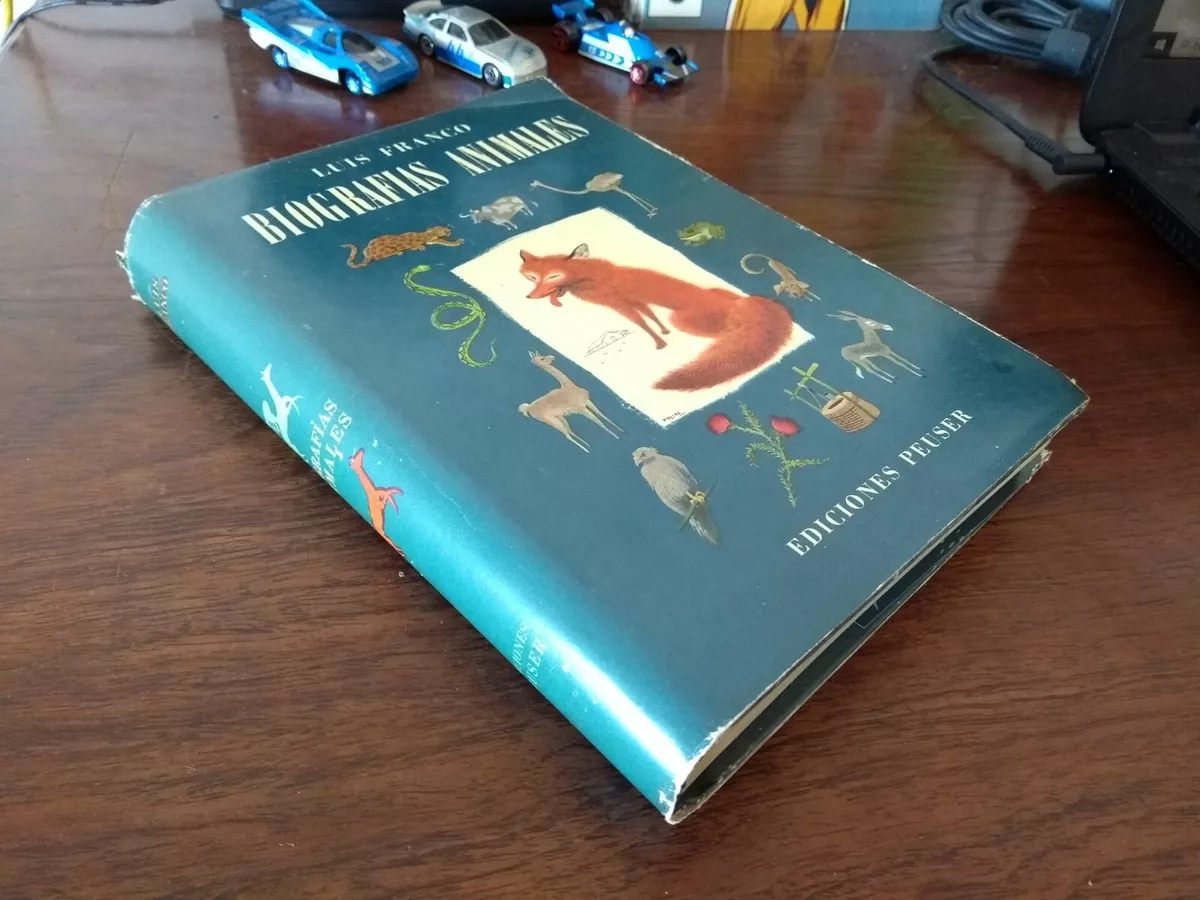 Tapa del libro biografías animales