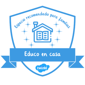 Logo de twinkl enlazado a nota sobre educoencasa en su blog